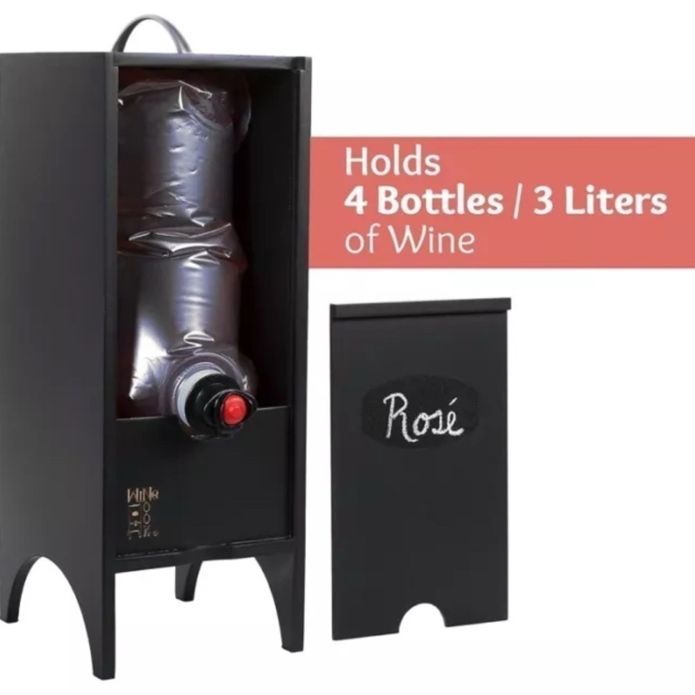 Wine Nook Decorative 3Liter Box Wine Cocktail Beverage Party Event Dispenser New - Picture 2 of 5